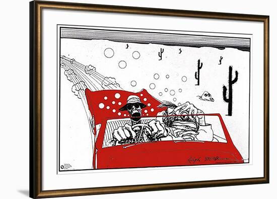 Fear & Loathing-Ralph Steadman-Framed Art Print