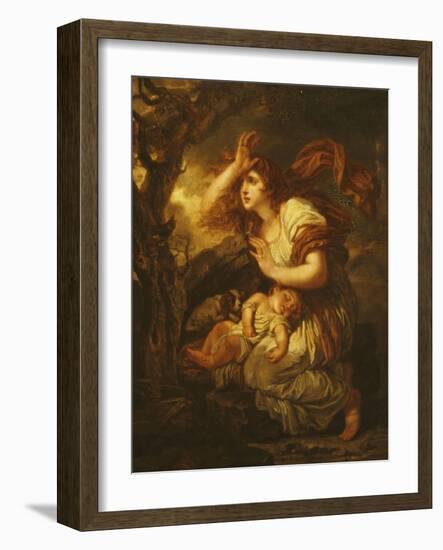 Fear of the Storm-Jean-Baptiste Greuze-Framed Giclee Print