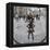 Fearless Girl Wall Street-null-Framed Premier Image Canvas