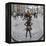 Fearless Girl Wall Street-null-Framed Premier Image Canvas