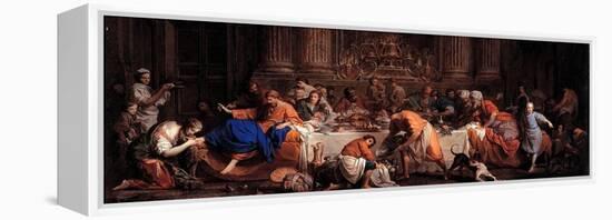 Feast in the House of Simon the Pharisee-Maria Felice Tibaldi-Subleyras-Framed Premier Image Canvas