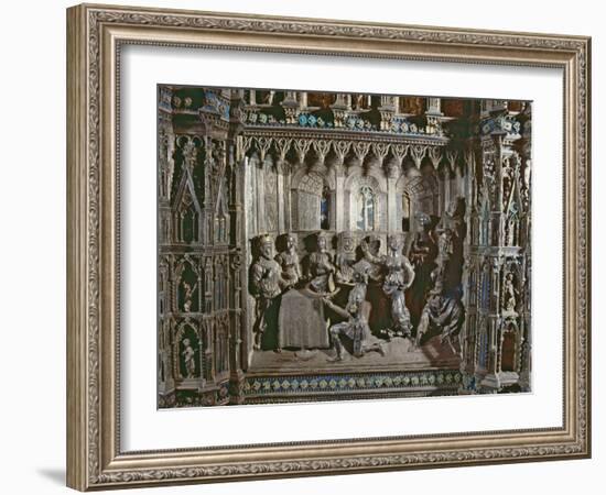 Feast of Herod, with Salome's Dance, Altar of Argento, 1478-Antonio di Salvi-Framed Photographic Print