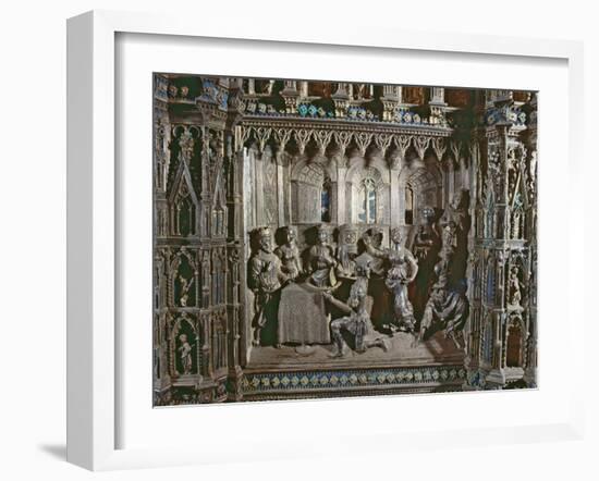 Feast of Herod, with Salome's Dance, Altar of Argento, 1478-Antonio di Salvi-Framed Photographic Print