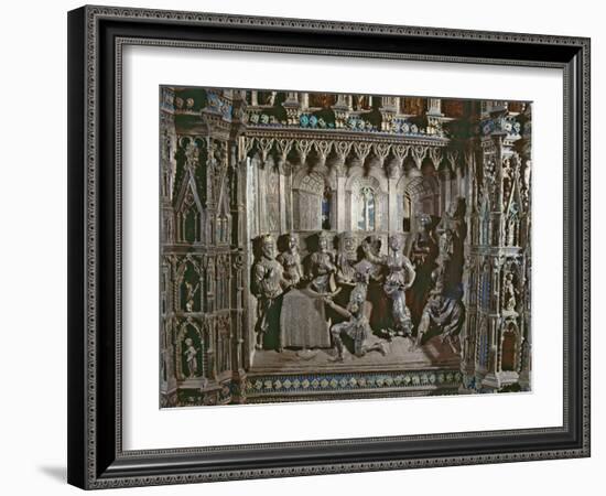 Feast of Herod, with Salome's Dance, Altar of Argento, 1478-Antonio di Salvi-Framed Photographic Print