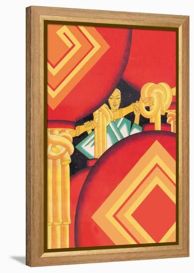 Feast of Lanterns-Frank Mcintosh-Framed Stretched Canvas