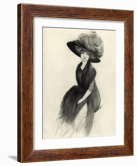 Feather Hat II-Vision Studio-Framed Art Print