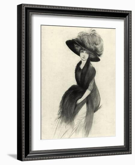 Feather Hat II-Vision Studio-Framed Art Print