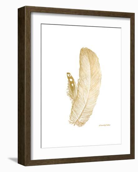 Feather on White I-Gwendolyn Babbitt-Framed Art Print