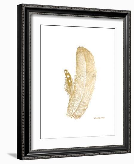 Feather on White I-Gwendolyn Babbitt-Framed Art Print
