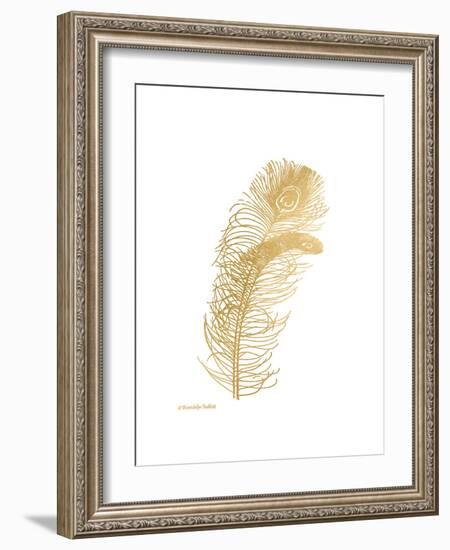 Feather on White II-Gwendolyn Babbitt-Framed Art Print