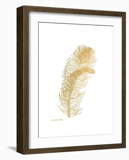 Feather on White II-Gwendolyn Babbitt-Framed Art Print