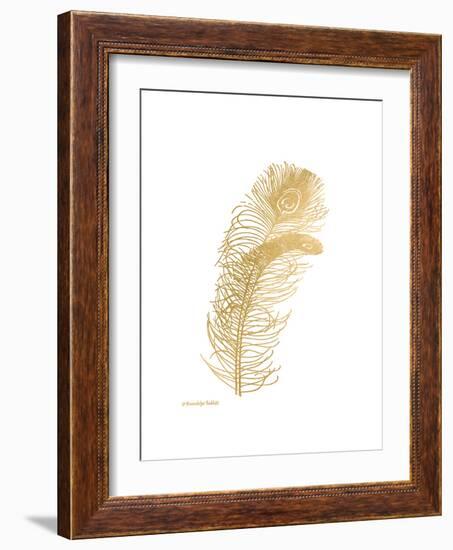 Feather on White II-Gwendolyn Babbitt-Framed Art Print