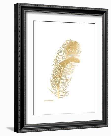 Feather on White II-Gwendolyn Babbitt-Framed Art Print