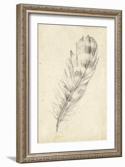 Feather Sketch II-Ethan Harper-Framed Art Print