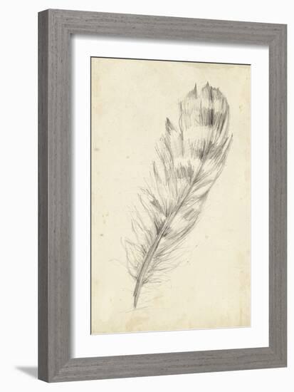 Feather Sketch II-Ethan Harper-Framed Art Print