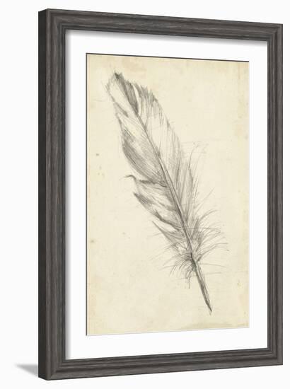 Feather Sketch III-Ethan Harper-Framed Art Print