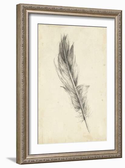 Feather Sketch IV-Ethan Harper-Framed Art Print