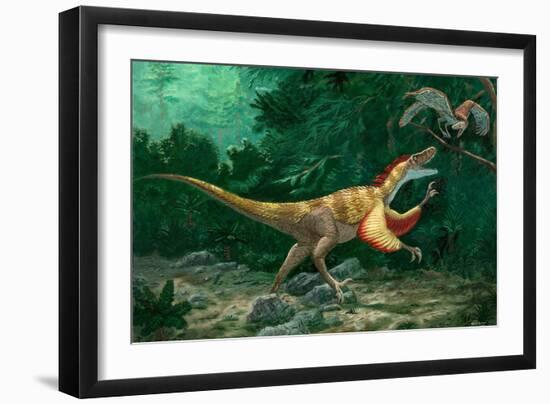 Feathered Dinosaurs-Chris Butler-Framed Photographic Print