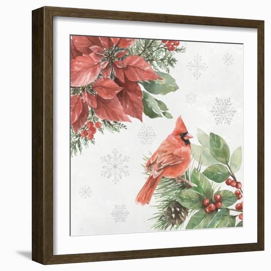 Feathered Festivities II-Leslie Trimbach-Framed Art Print