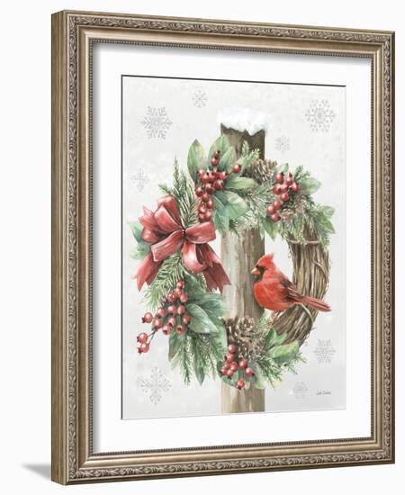 Feathered Festivities IV-Leslie Trimbach-Framed Art Print