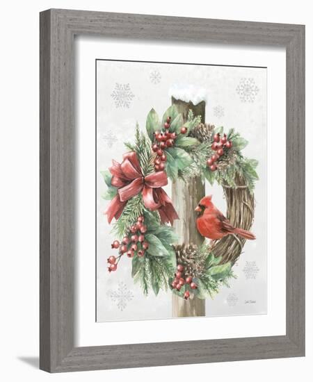 Feathered Festivities IV-Leslie Trimbach-Framed Art Print