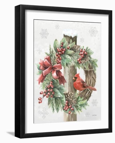 Feathered Festivities IV-Leslie Trimbach-Framed Art Print