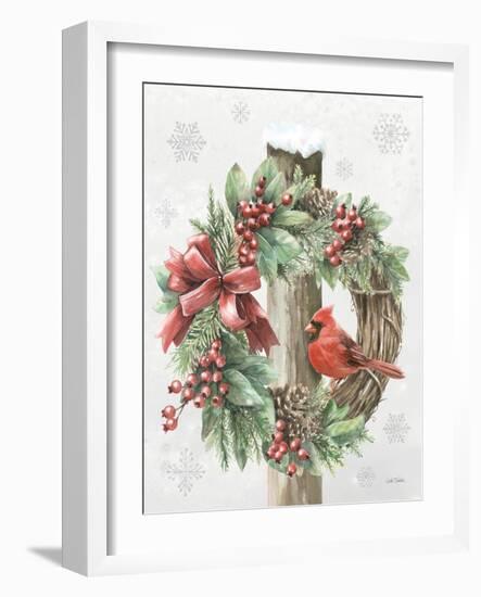 Feathered Festivities IV-Leslie Trimbach-Framed Art Print