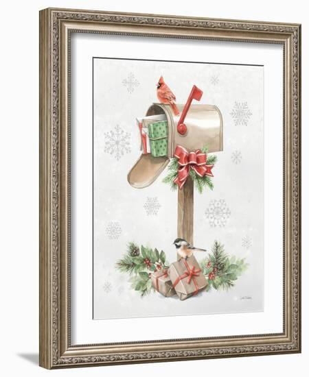 Feathered Festivities VII-Leslie Trimbach-Framed Art Print