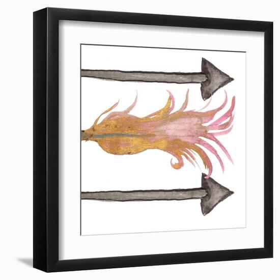 Feathers And Arrows I-Elizabeth Medley-Framed Art Print