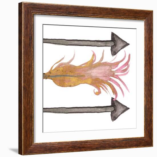 Feathers And Arrows I-Elizabeth Medley-Framed Art Print