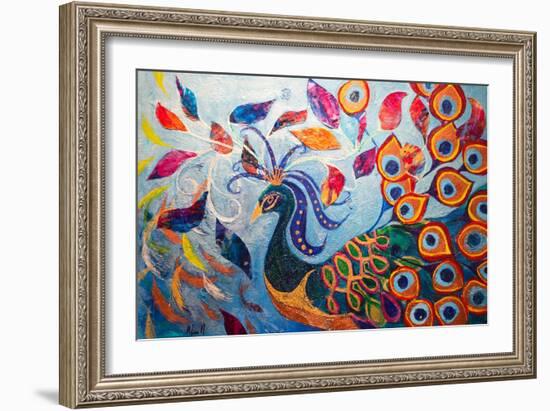 Feathers and Fantasy-Margaret Coxall-Framed Giclee Print