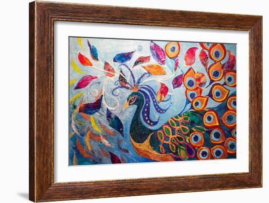 Feathers and Fantasy-Margaret Coxall-Framed Giclee Print