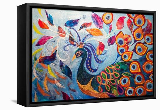 Feathers and Fantasy-Margaret Coxall-Framed Premier Image Canvas