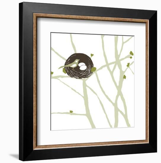 Feathers and Twigs-Erin Clark-Framed Art Print