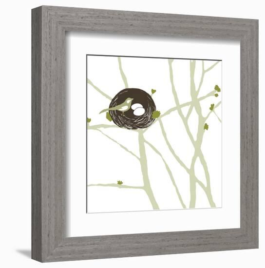 Feathers and Twigs-Erin Clark-Framed Art Print