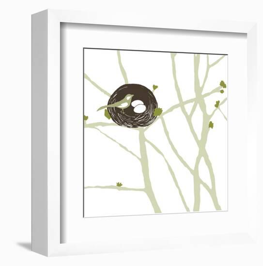 Feathers and Twigs-Erin Clark-Framed Art Print