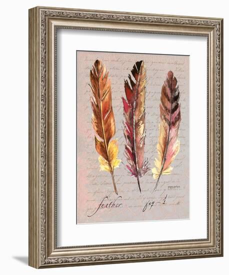 Feathers Fig 1-Gregory Gorham-Framed Art Print
