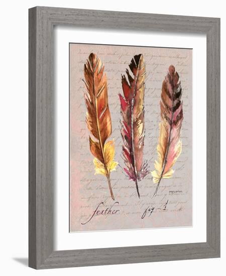 Feathers Fig 1-Gregory Gorham-Framed Art Print