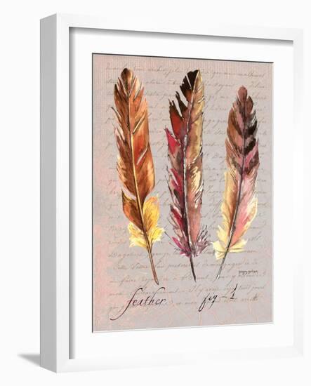 Feathers Fig 1-Gregory Gorham-Framed Art Print