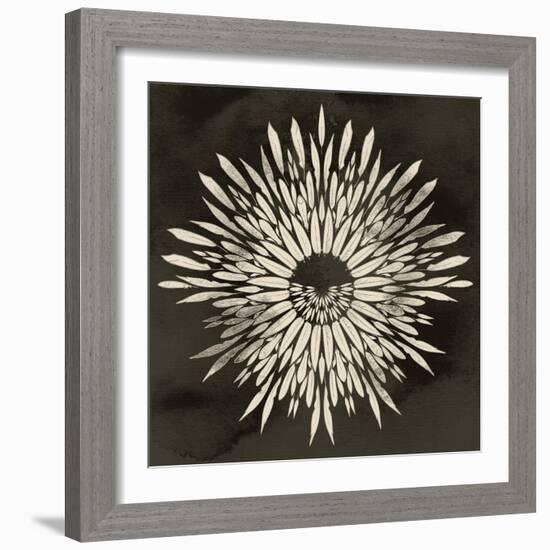 Feathers Mandala I-null-Framed Premium Giclee Print