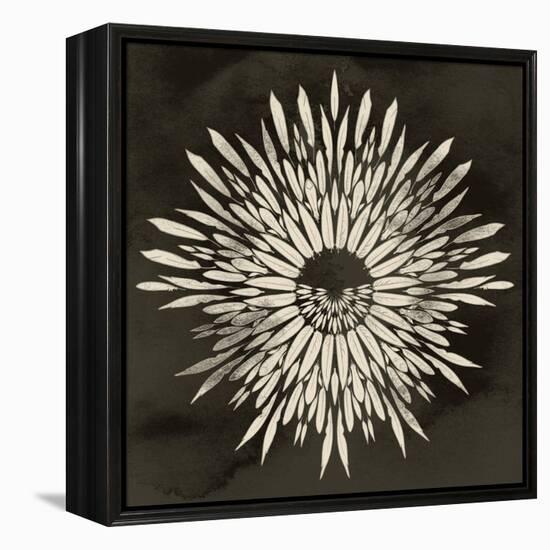 Feathers Mandala I-null-Framed Stretched Canvas