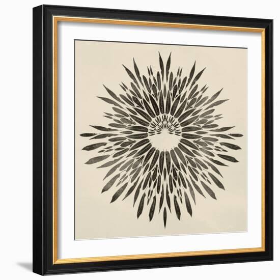 Feathers Mandala II-null-Framed Premium Giclee Print