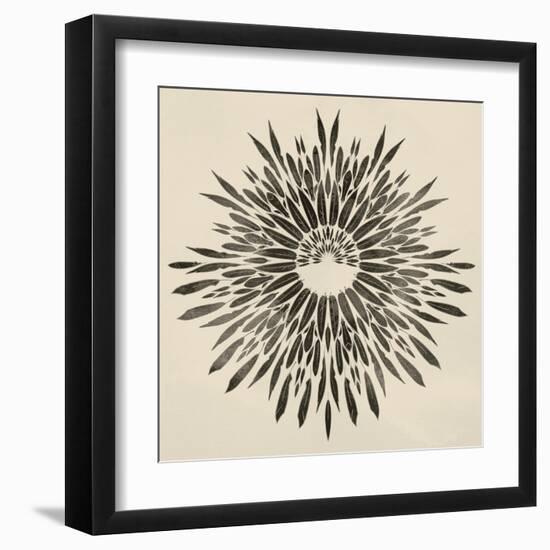 Feathers Mandala II-null-Framed Art Print