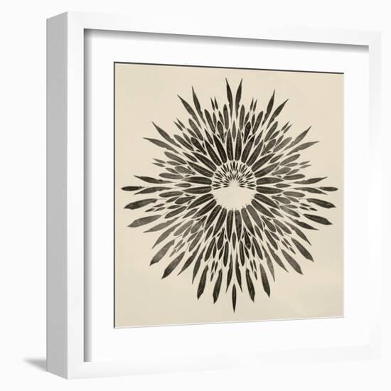 Feathers Mandala II-null-Framed Art Print