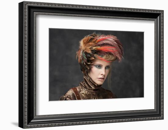 Feathers-Bartjan Nieuwerf-Framed Photographic Print