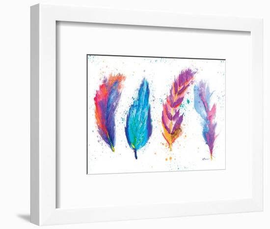 Feathers-Victoria Brown-Framed Art Print