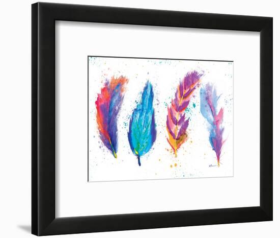 Feathers-Victoria Brown-Framed Art Print