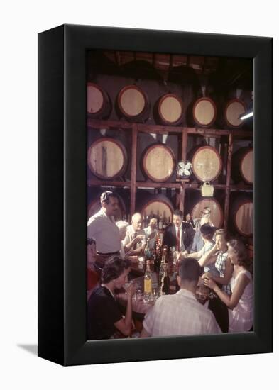 February 11, 1957: Trocadero Rum Distillery in Havana, Cuba-Ralph Morse-Framed Premier Image Canvas