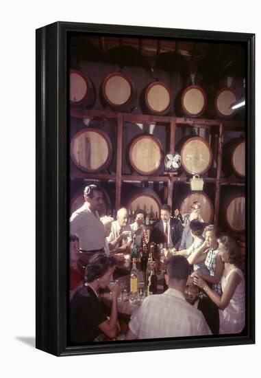 February 11, 1957: Trocadero Rum Distillery in Havana, Cuba-Ralph Morse-Framed Premier Image Canvas