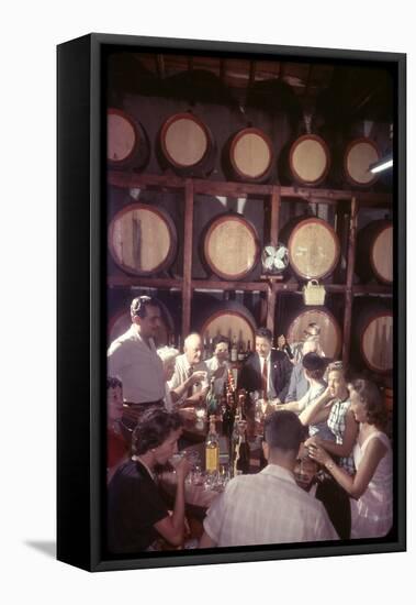 February 11, 1957: Trocadero Rum Distillery in Havana, Cuba-Ralph Morse-Framed Premier Image Canvas